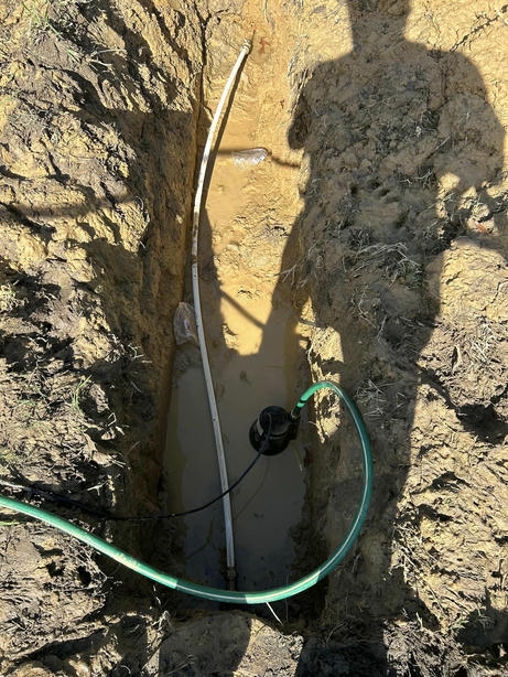 Underground Pipe Leak Excavation